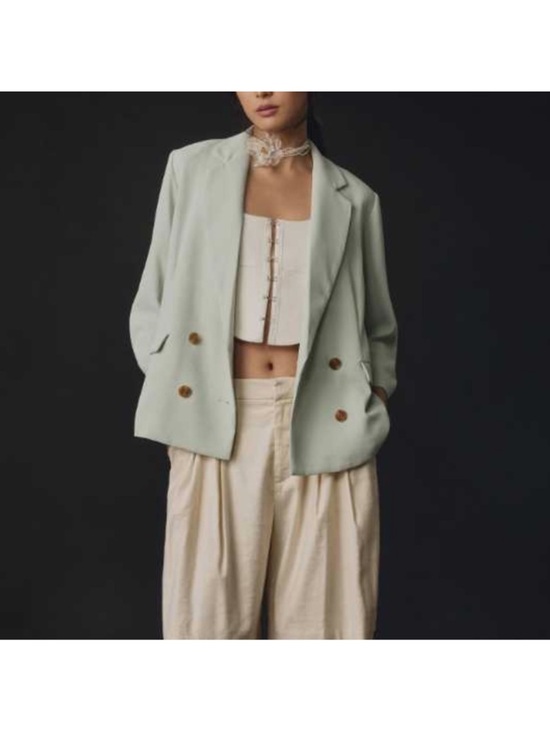 Anthropologie Jackets & Blazers - By Anthropologie cinched sleeve blazer